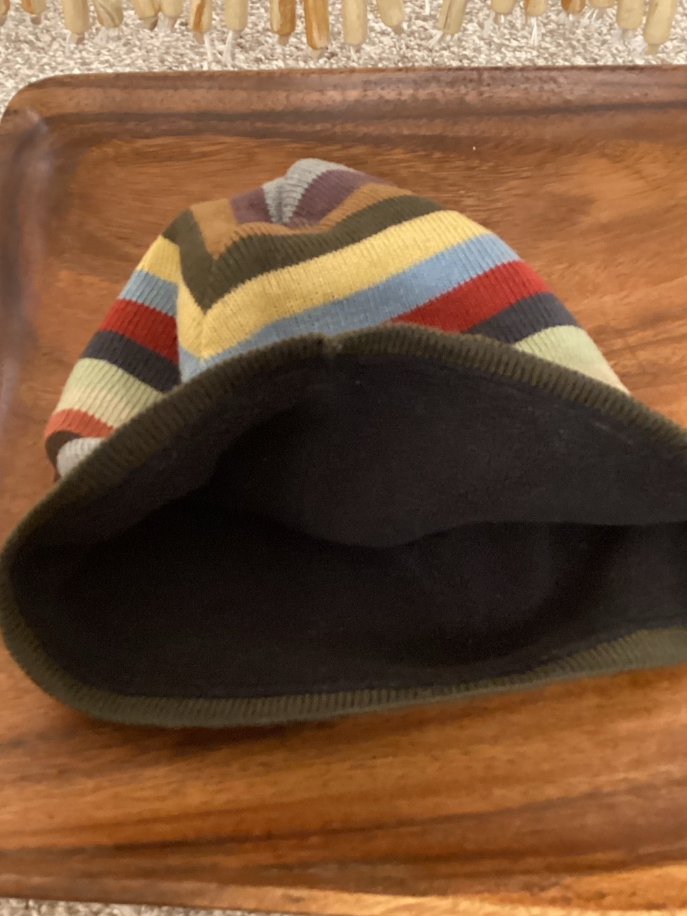 Carhartt Striped Multicolor Rib Knit Beanie - Picture 6 of 6